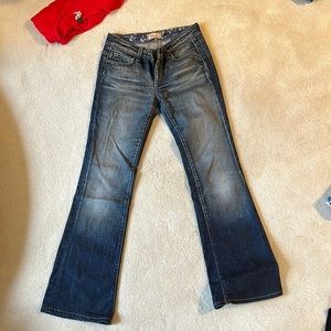 Paige dark wash boot cut jeans